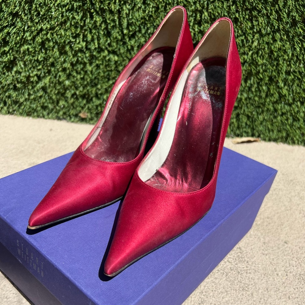 Stuart Weitzman jeweled pumps, barely worn